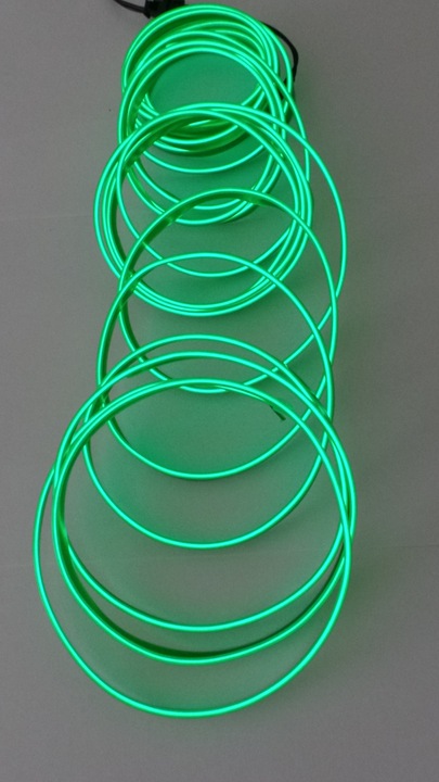 CÂBLE À FIBRES OPTIQUES VERT EL WIRE AMBIENT VOILE LED 5M photo 6 - milautoparts-fr.ukrlive.com