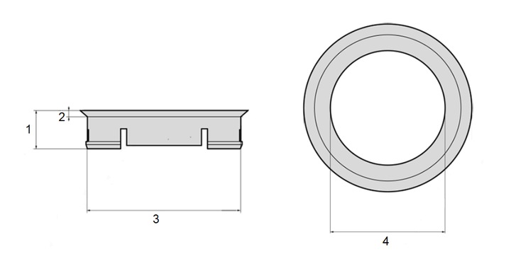 4 D'UNE PIÈCES ANNEAUX CENTRUJACE 74,1/ 72,6 BMW NISKIE photo 4 - milautoparts-fr.ukrlive.com