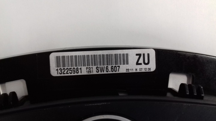 OPEL ASTRA III DASHBOARD METER 13225981 ZU photo 2 - milautoparts-fr.ukrlive.com