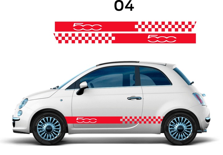 AUTOCOLLANTS TUNINGOWE FIAT 500, ABARTH, PUNTO, BRAVO photo 5 - milautoparts-fr.ukrlive.com