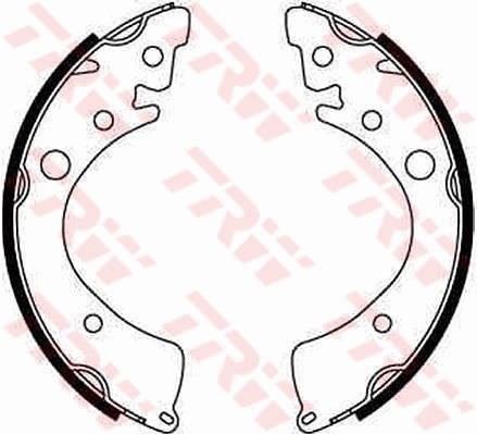 TRW GS8201 SET PADS BRAKE photo 1 - milautoparts-fr.ukrlive.com