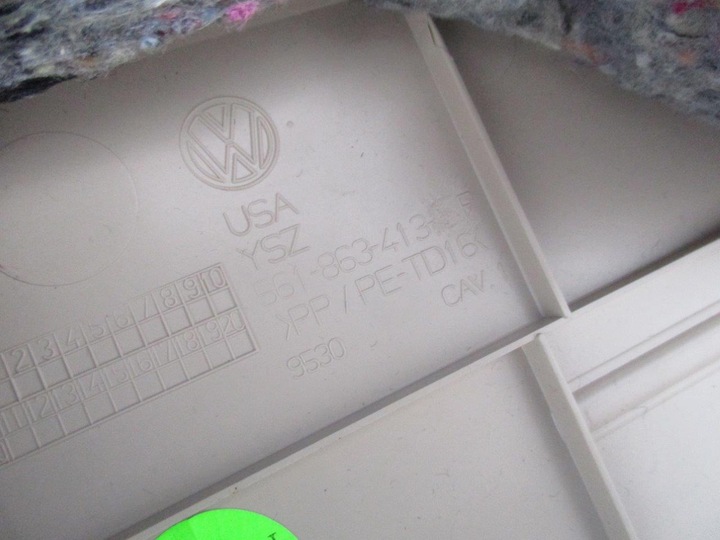 SHELF REAR REAR VW PASSAT B7 USA 561863413F photo 3 - milautoparts-fr.ukrlive.com