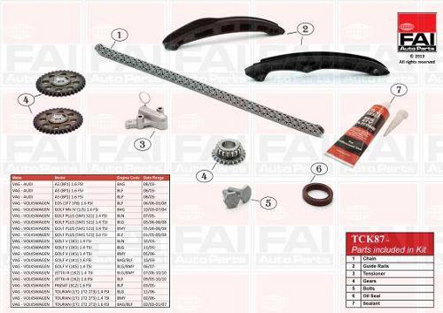 PIGNON DE DISTRIBUTION LANCUCHOWY TOURAN PASSAT B6 GOLF V 1.6FSI photo 2 - milautoparts.fr