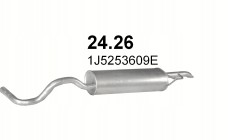 SILENCER END SKODA OCTAVIA 1.4 1.6 55KW 75KM HATCHBACK UNIVERSAL photo 1 - milautoparts-fr.ukrlive.com