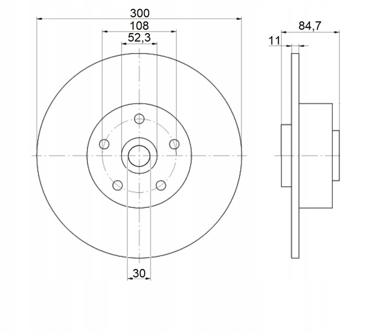 DISQUES MIKODA 1755L GT ROULEMENT SABOTS DE FREIN ESPACE IV ARRIÈRE photo 2 - milautoparts-fr.ukrlive.com