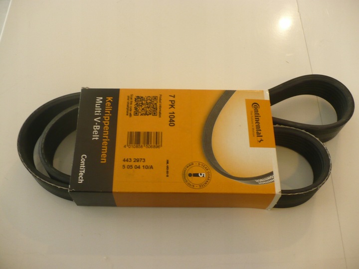 BELT 7PK1040 DACIA NISSAN RENAULT 1,6 CONTITECH photo 1 - milautoparts-fr.ukrlive.com