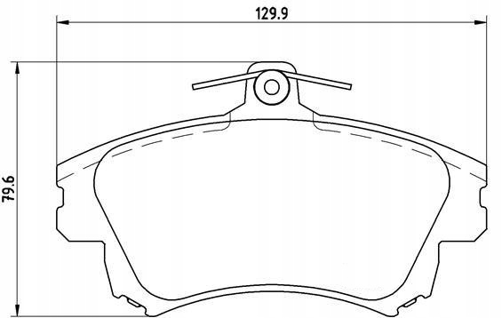 PADS HAM.PRZOD VOLVO S40,V40 97-03 ATE 13.0460-2853.2 SET PADS photo 8 - milautoparts-fr.ukrlive.com