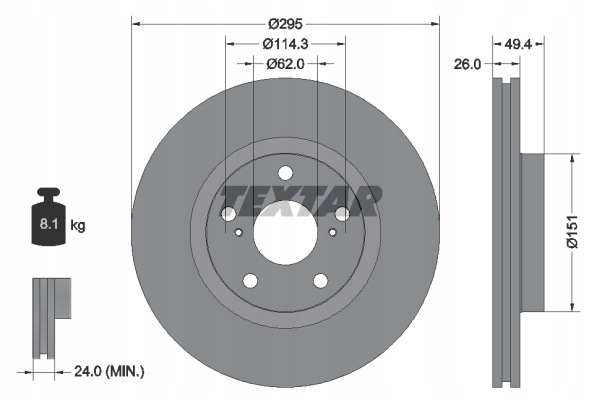 HAM.KLOCKI /P/AVENSIS 03- photo 9 - milautoparts-fr.ukrlive.com