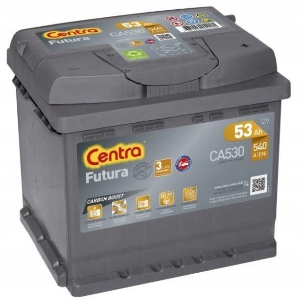 BATTERY CENTRA FUTURA 12V 53AH 540A BIALYSTOK photo 1 - milautoparts-fr.ukrlive.com