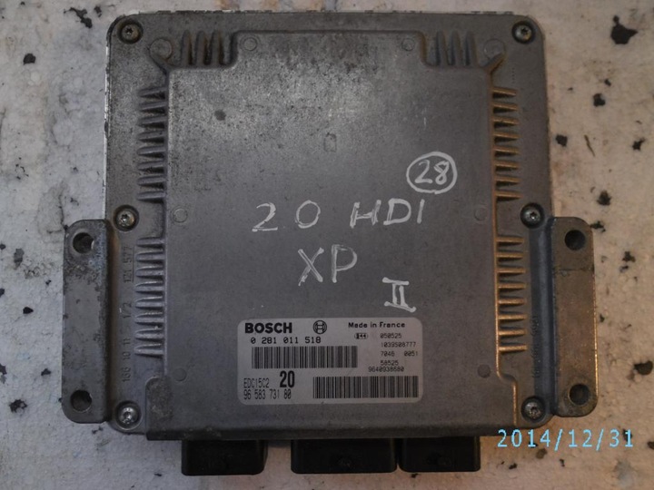 Блок управления 9658373180 0281011518 2.0 hdi citroen, Цена