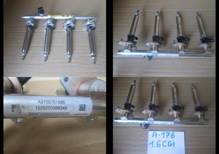 Форсунки паливні a2700701595 накладка mercedes a class w176, Ціна