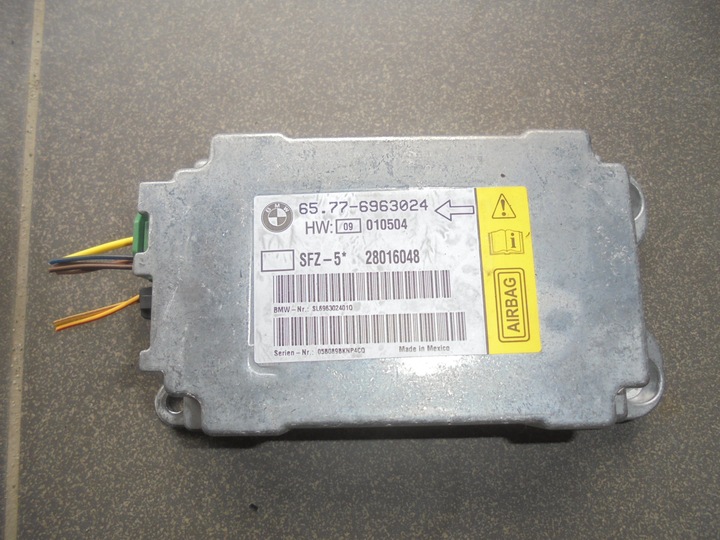Блок управления подушками безопасности датчик bmw 5 e60 e61 6963024, Цена