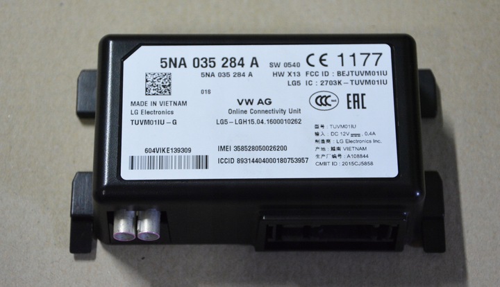 5na035284a vw golf рестайлінг 1.5 tsi блок управління uslug online, Ціна