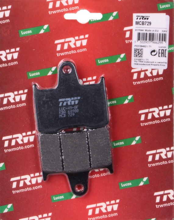 PADS BRAKE TRW SUZUKI GSX-R 1000 01-06 fa-254 8898615028