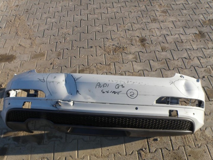 фото №1, Audi q3 8u s line бампер зад hak