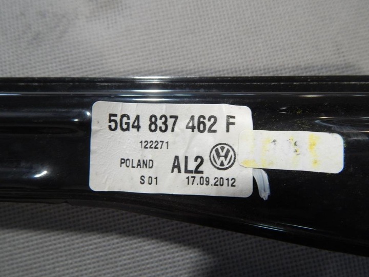 фото №3, Vw golf vii механизм стёкла правый перед 5g4837462f