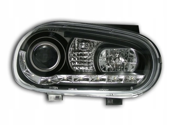 фото №3, Лампы dayline vw golf 4 98-04 чёрный фары