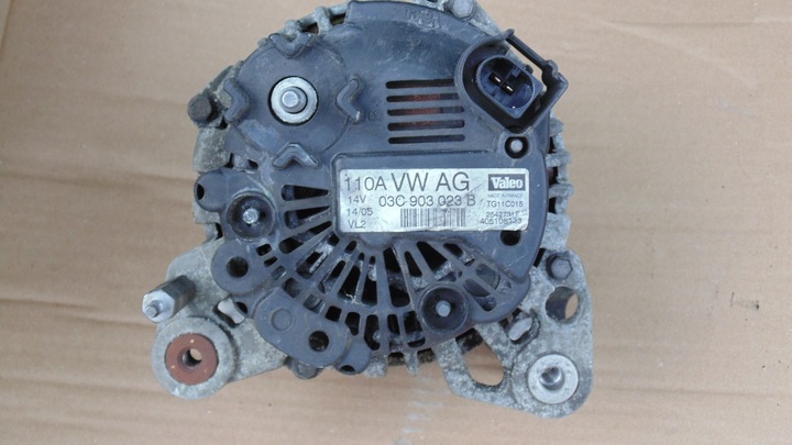 фото №2, Генератор 1.6 fsi vw golf seat skoda 03c903023b