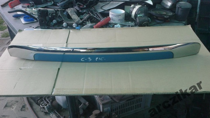 фото №2, Накладка планка крышки зад citroen c3 picasso хром