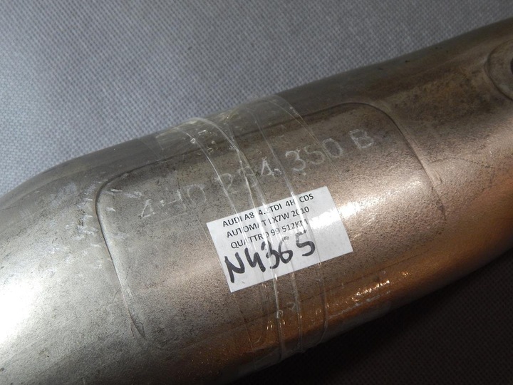 фото №2, Audi a8 d4 4h труба вихлоп 4h0254350