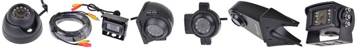 фото №7, Камера заднего хода ir +15m rca/dc + экран lcd 7'' комбайн трактор автобус tir