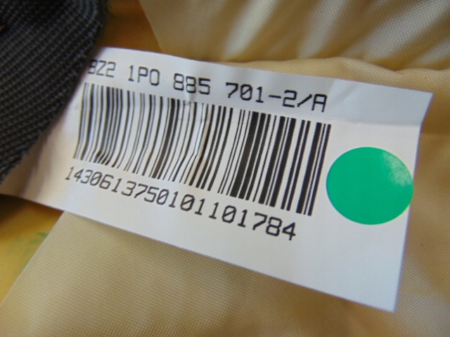 фото №9, Подушка безопасности сиденья левый зад seat leon ii 1p0885701a