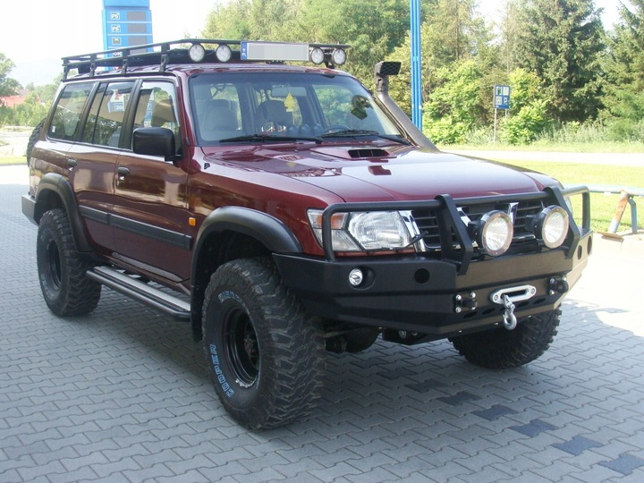 фото №6, Nissan patrol y61 бампер перед металевий сталевий