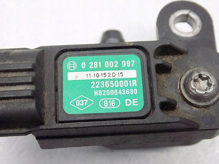 фото №10, Датчик давления map renault clio nissan qashqai dacia sandero 1.5 dci