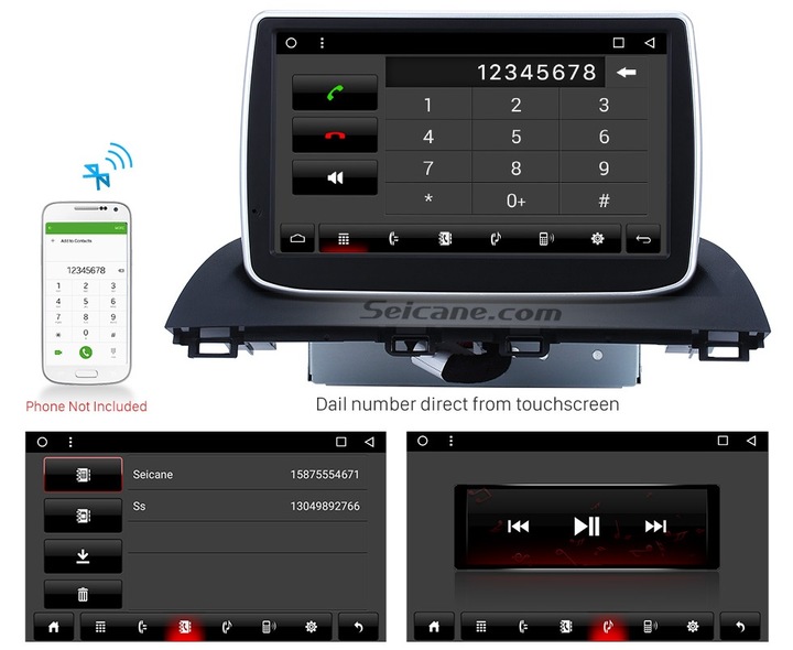 фото №8, Радіо навігація mazda 3 2013-2017 андроїд +камера