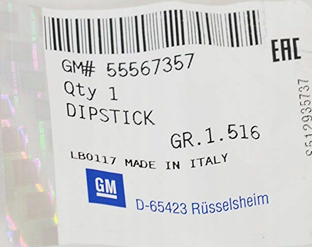 фото №10, Gm щуп рівня масла opel insignia a 2.0 cdti оригінал