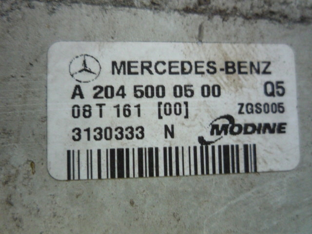 фото №2, W207 w204 c-klasa a2045000500 w212 интеркулер