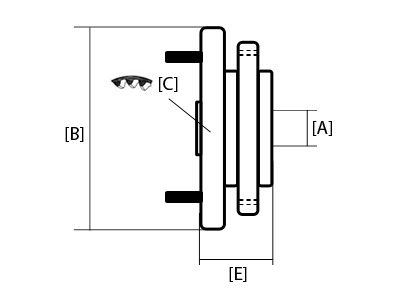 фото №14, Ступиця колеса зад mitsubishi outlander iii 2wd asx