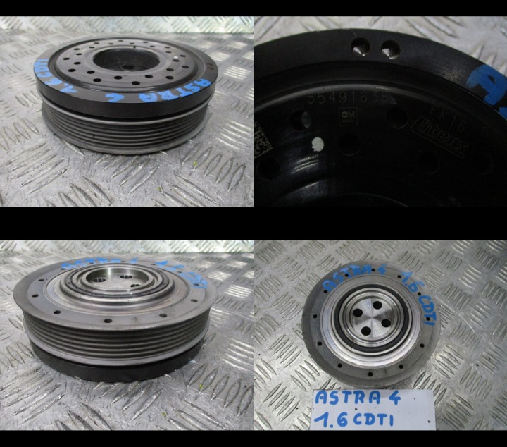 pulley Opel Astra 4 IV 1.6 CDTI