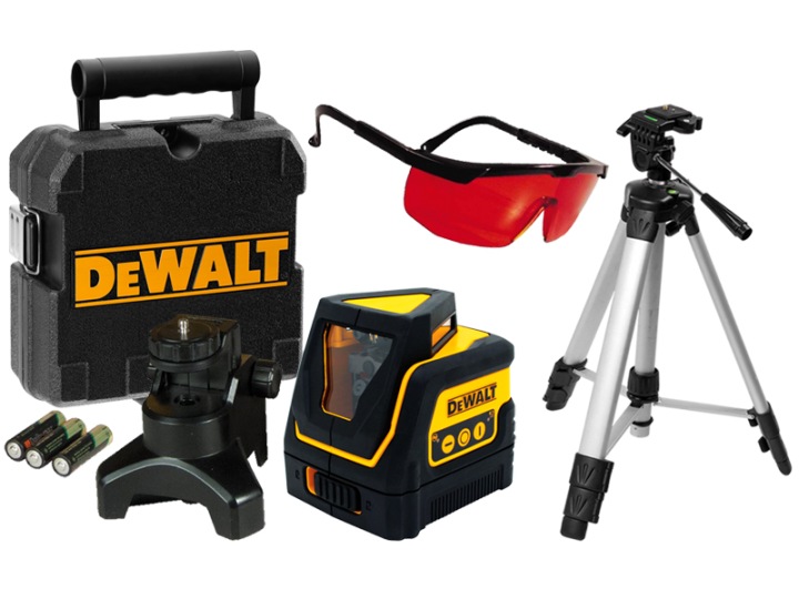 DeWALT DW0811 křížový laser 360+ Brýle+ Stativ