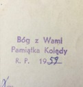 Zdjęcie oferty: STARY Obrazek Święty 1959 rok