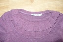 Zdjęcie oferty: Sweter QUIOSQUE, fiolet, falbana, r. 36