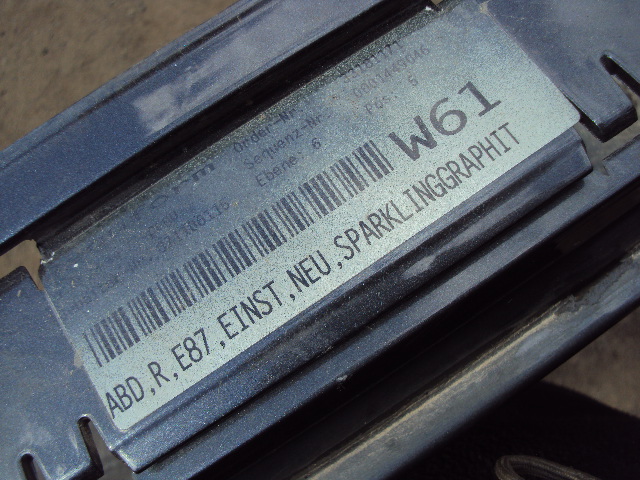 фото №5, Молдинг порог правая bmw 1 e87