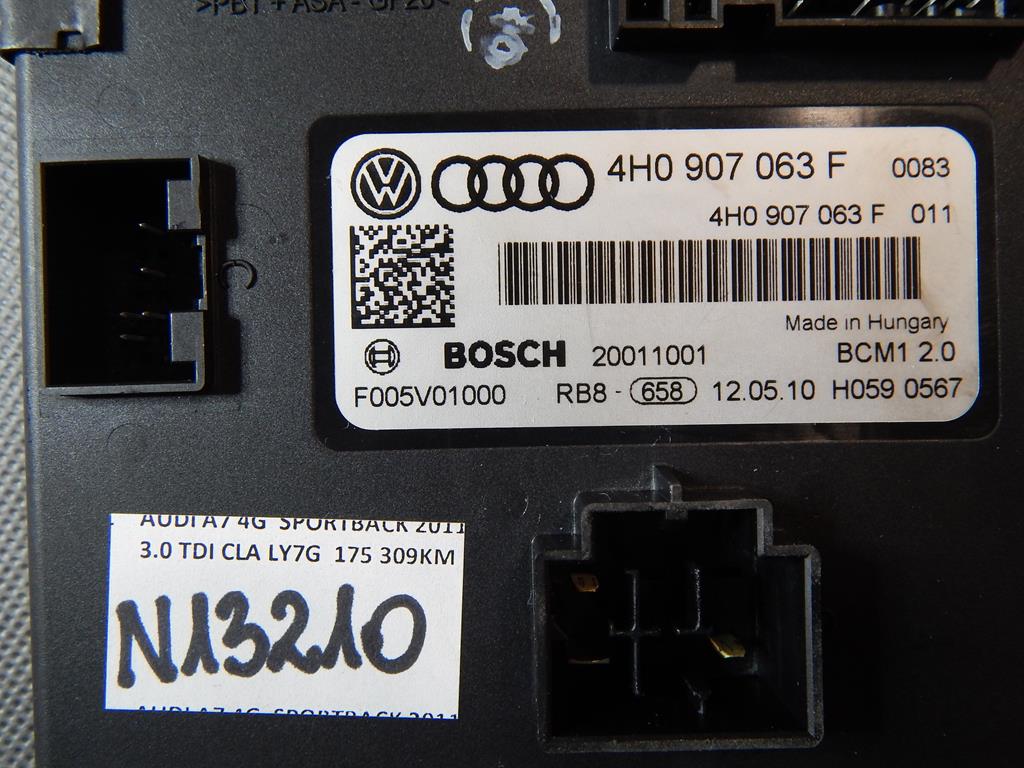 фото №2, Audi a7 4g модуль блок управления бортовой сетью 4h0907063f