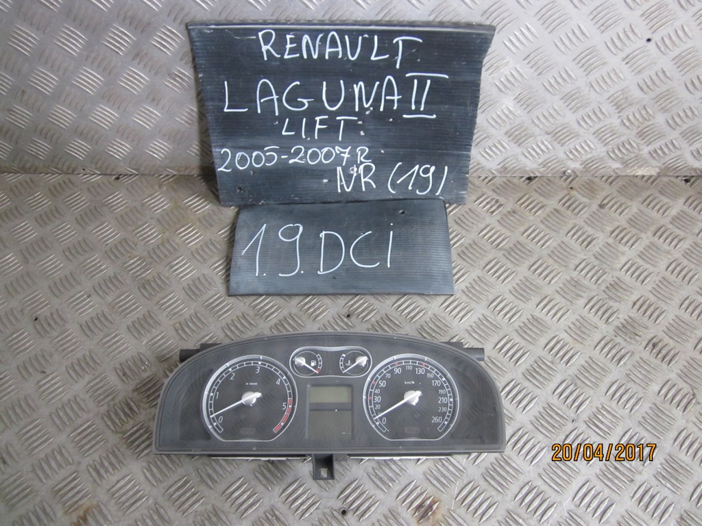 фото №1, Лічильник renault laguna ii 1.9 dci 05-07r lift