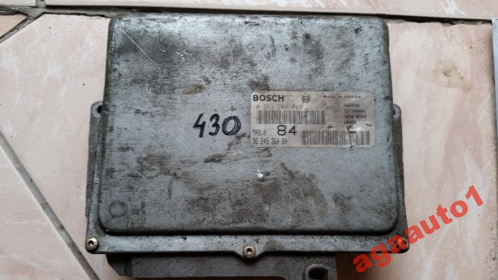 фото №1, Блок управления бортовой компьютер peugeot 0261204049
