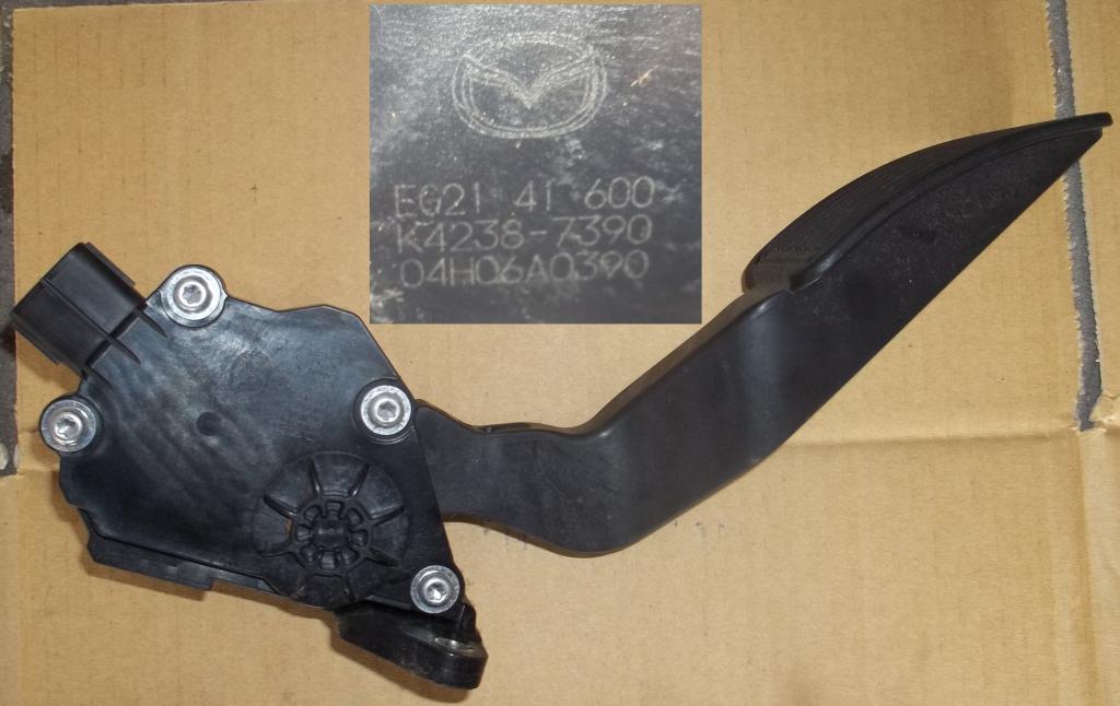 фото №1, Mazda cx-7 cx7 педаль потенциометр газа k4238-7390