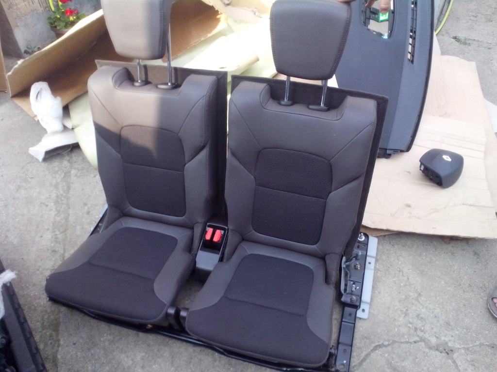 фото №2, Сиденья 3 ряд 7 человек полукожа renault espace v