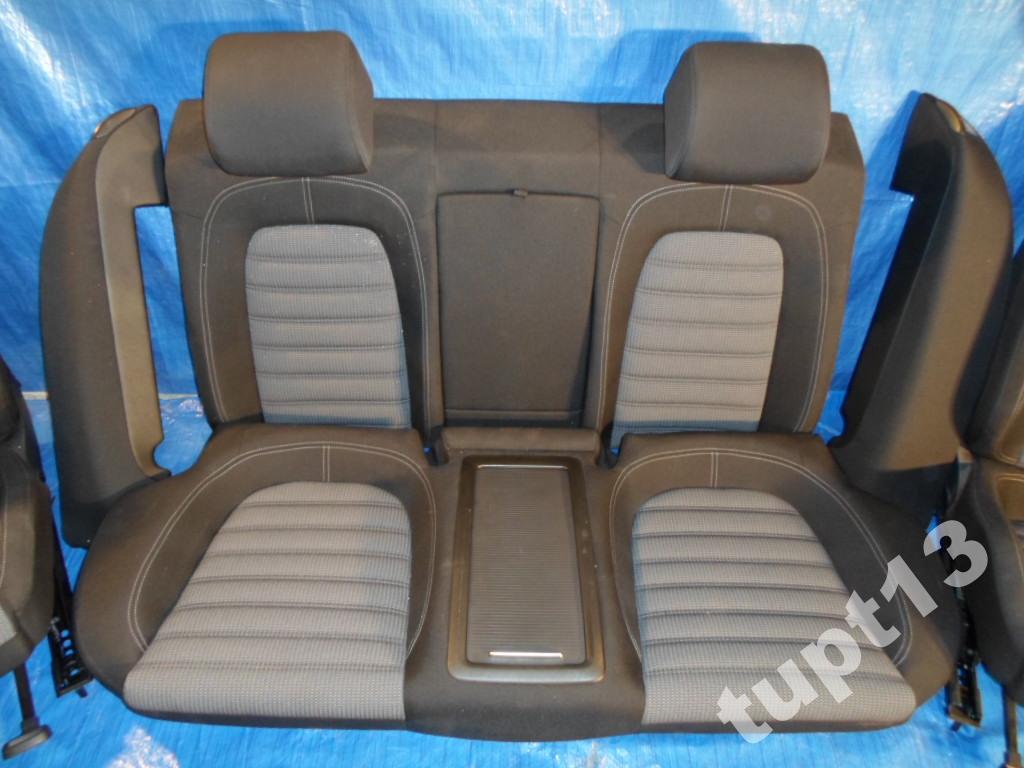 фото №3, Vw cc fl 2012-14 салон сиденья комплект чёрные