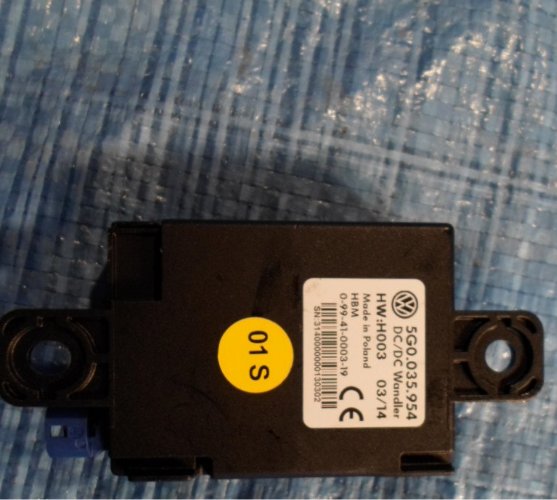 фото №1, Vw golf vii gtd преобразователь напряжения 5g0035954