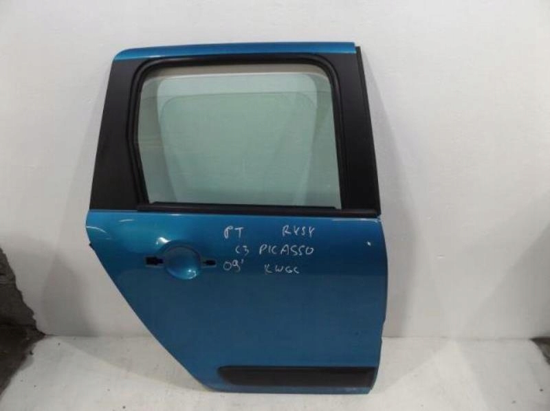 фото №1, Дверь правый задняя kgwc citroen c3 picasso 09r