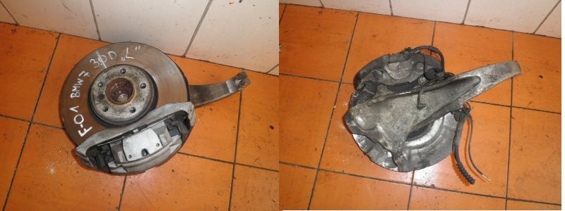 фото №1, Поворотный кулак левая bmw-7 f01 3,0d