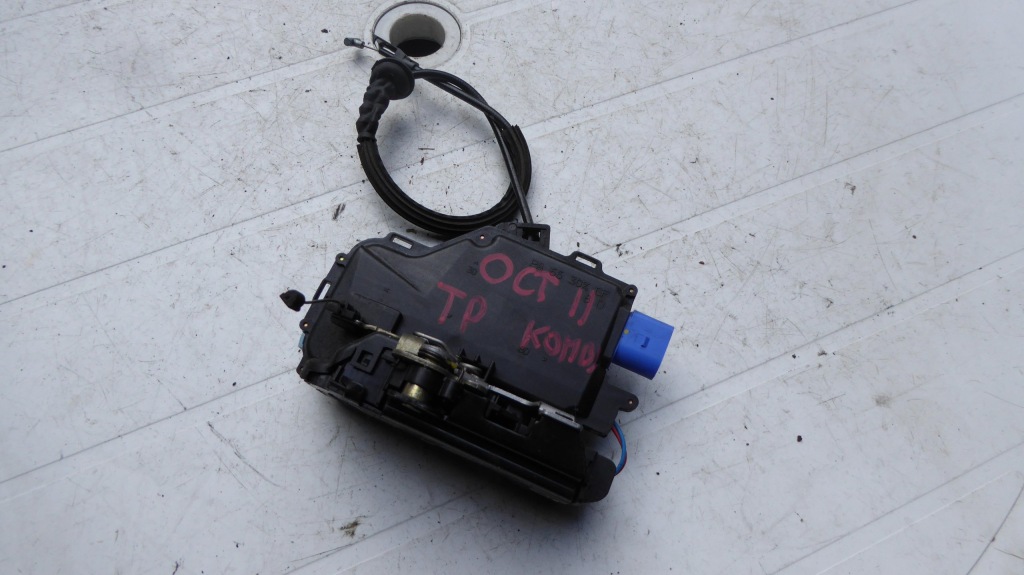 фото №1, Замок дверь задняя правый skoda octavia ii 2 7 pinów