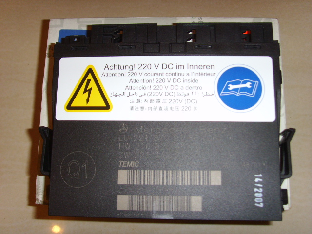 фото №1, Mercedes s w221 модуль комфорта сидений новый