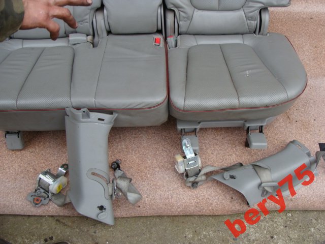 фото №3, Hyundai santa fe 09r сиденья с ремни ii ряд кожа