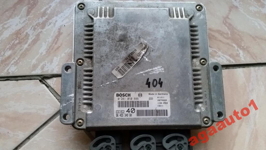 фото №1, Блок керування citroen 0281010886